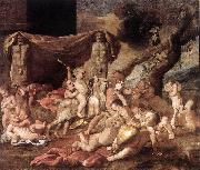 Poussin, Bacchanal of Putti 1626 Oil on canvas